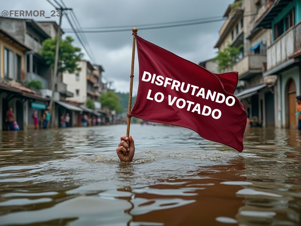 Acapulco bajo el agua, sin Gobierno y sin Fonden

Pero sigan votando por Morena.