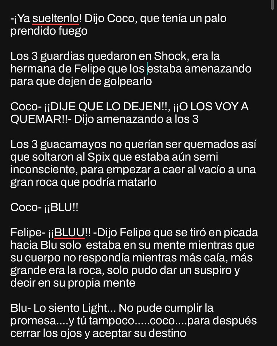 TLG_2024's tweet photo. Un Pequeño Adelanto del capítulo 6 👀

#rio2 #Rio2 #blu #bluXcoco #Fanficsrio https://t.co/AfIWSVQj8w