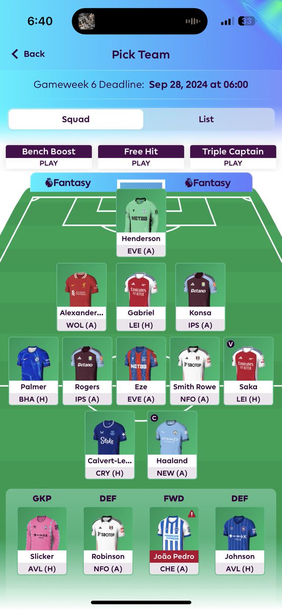 dybalinho7's tweet photo. @ZhouFPL Wildcard or nah https://t.co/JV07N6OOaV