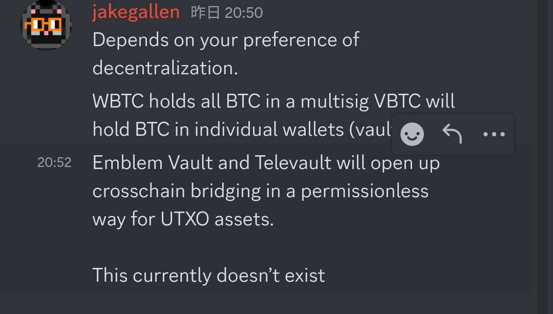ShitcoinerZio's tweet photo. これですよこれ!まだどこにも存在しない初の機能!!
「Emblem VaultとTelevaultは、UTXO資産を許可なしでクロスチェーンブリッジングできるようにします。 これは現在存在しません。」
$COVAL $FUEL $EVK #EmblemVault #EmblemMarket #EmblemVison https://t.co/9DBJRXlwpz