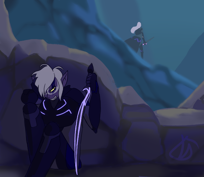 phantomlover5xd's tweet photo. Galra Allura 
 Hope you recognize the background!

#voltron #bladeofmarmora #princessallura #princelotor #lotura https://t.co/qmDbPP3T24