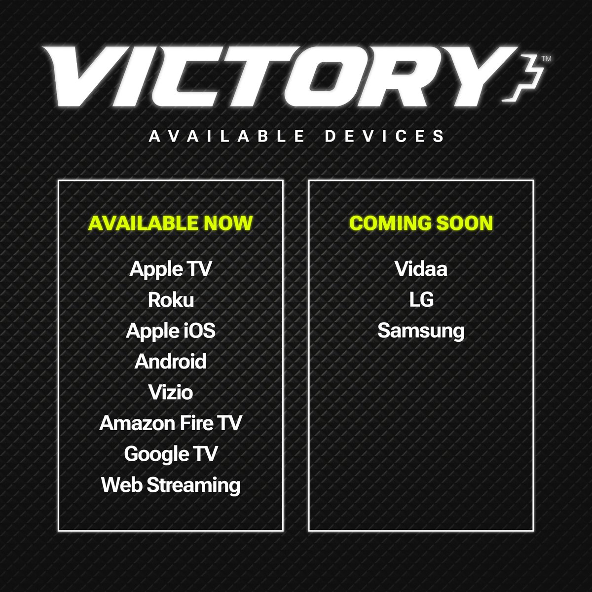 Victory+ tweet media