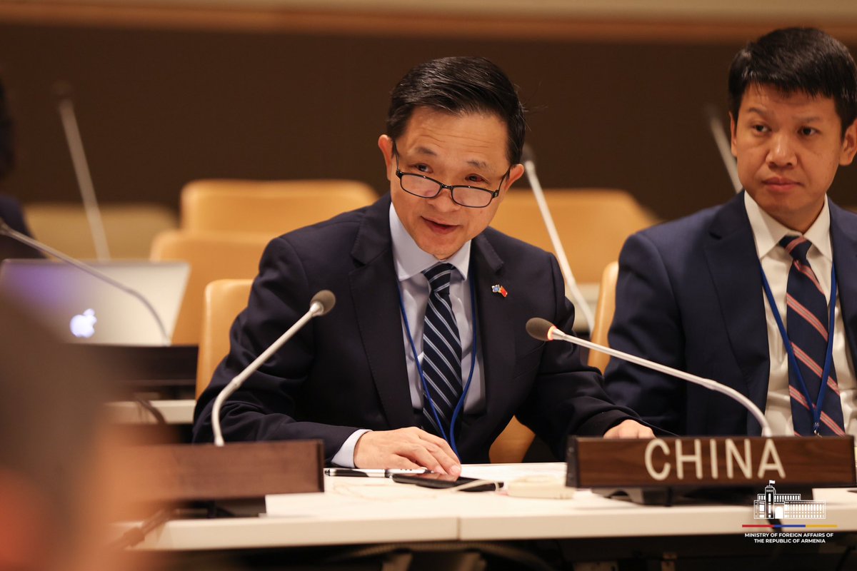 MFAofArmenia's tweet image. JOINT press statement, adopted following the Ministerial meeting of Ancient #Civilizations Forum, held under 🇦🇲FM @AraratMirzoyan’s chairmanship in NY:

“❗️Emphasized that unlawful destruction of cultural heritage, &amp;amp; looting &amp;amp; smuggling of cultural property, including religious