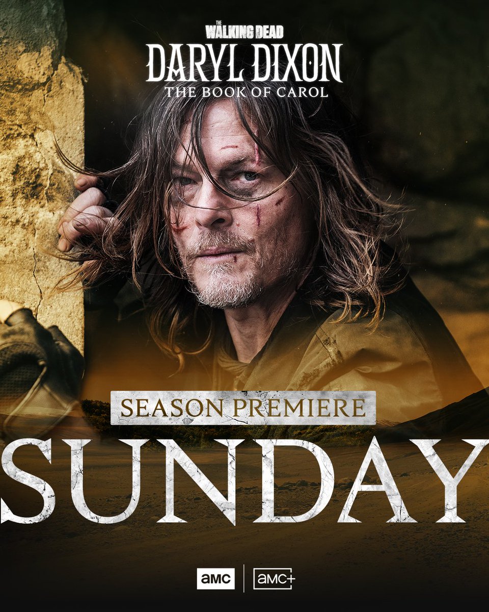 Sunday's are for #TWDCaryl.

Don't miss the premiere this Sunday on AMC and AMC+.