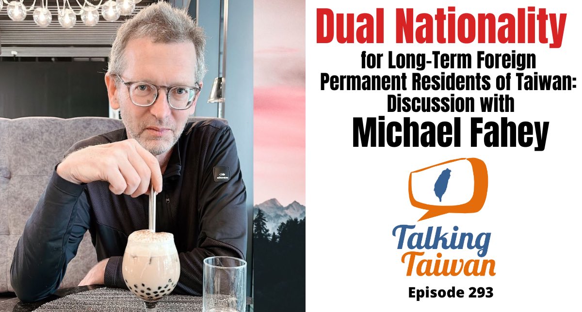 Did you know about the  petition 
calling for foreign permanent residents in Taiwan to be able to apply for dual nationality, effectively allowing them to obtain Taiwanese citizenship after 5 years w/o giving up their original passport? @shu_wang_gong 

talkingtaiwan.com/dual-nationali…