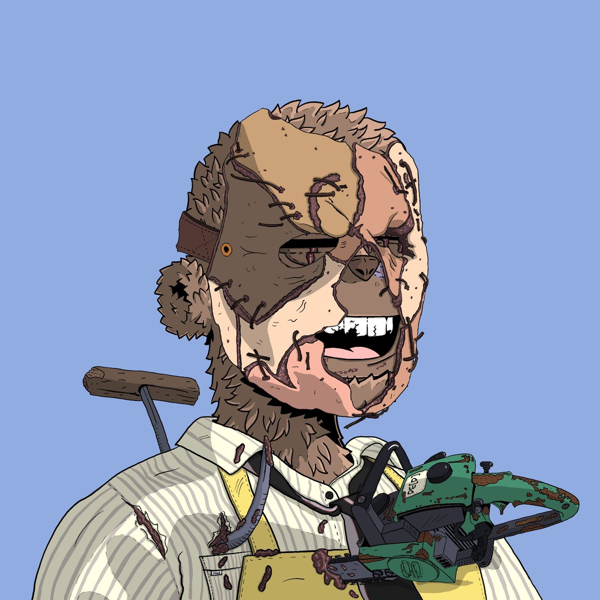 decarbmonkey's tweet image. Let's get a leather face chain goin! 

deady00ts #DeadY00ts #Ded #Degods #Solana #SOL #666gang 

RETWEET THIS FOR MAX ENGAGEMENT 🌟💥