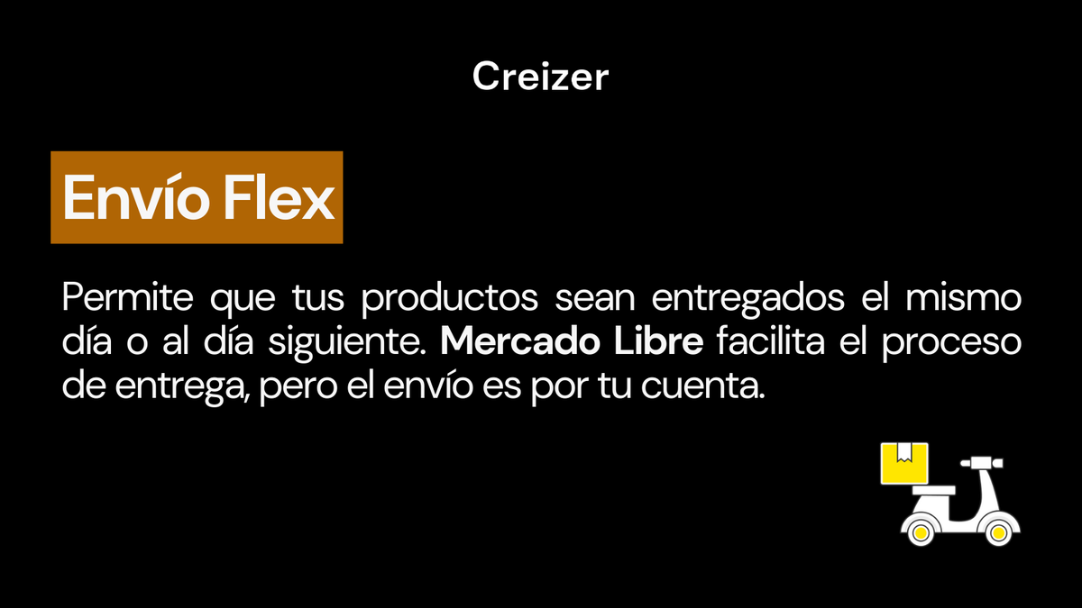 ¿No sabes que es el envío flex  de #MercadoLibre?
Aquí te explicamos 😎