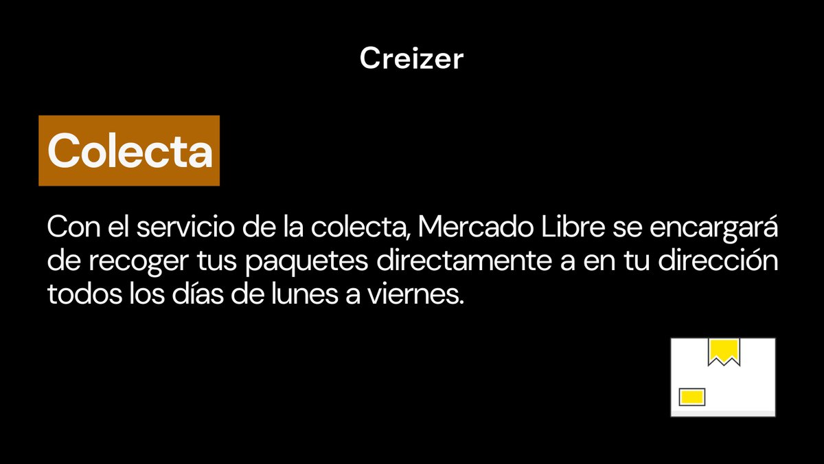 ¿No sabes que es el servicio de colecta de #MercadoLibre?
Aquí te explicamos 😎