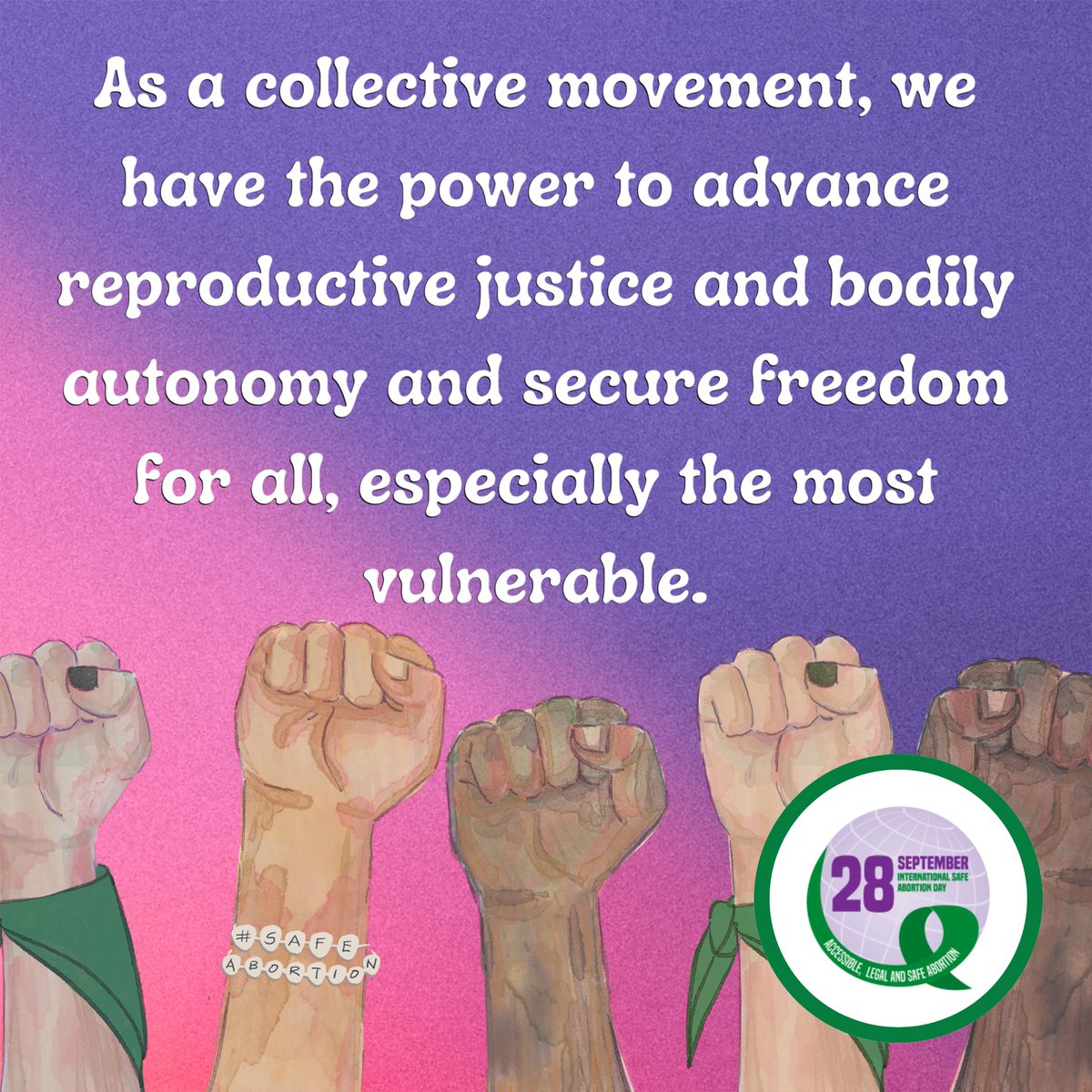 kumi_tsukahara's tweet image. 9月２８日は国際セーフアボーションデー！
全世界で、安全な中絶を求めるアクティビストが連帯して声を挙げる日です。
#SafeAbortion
#ReproductiveJustice