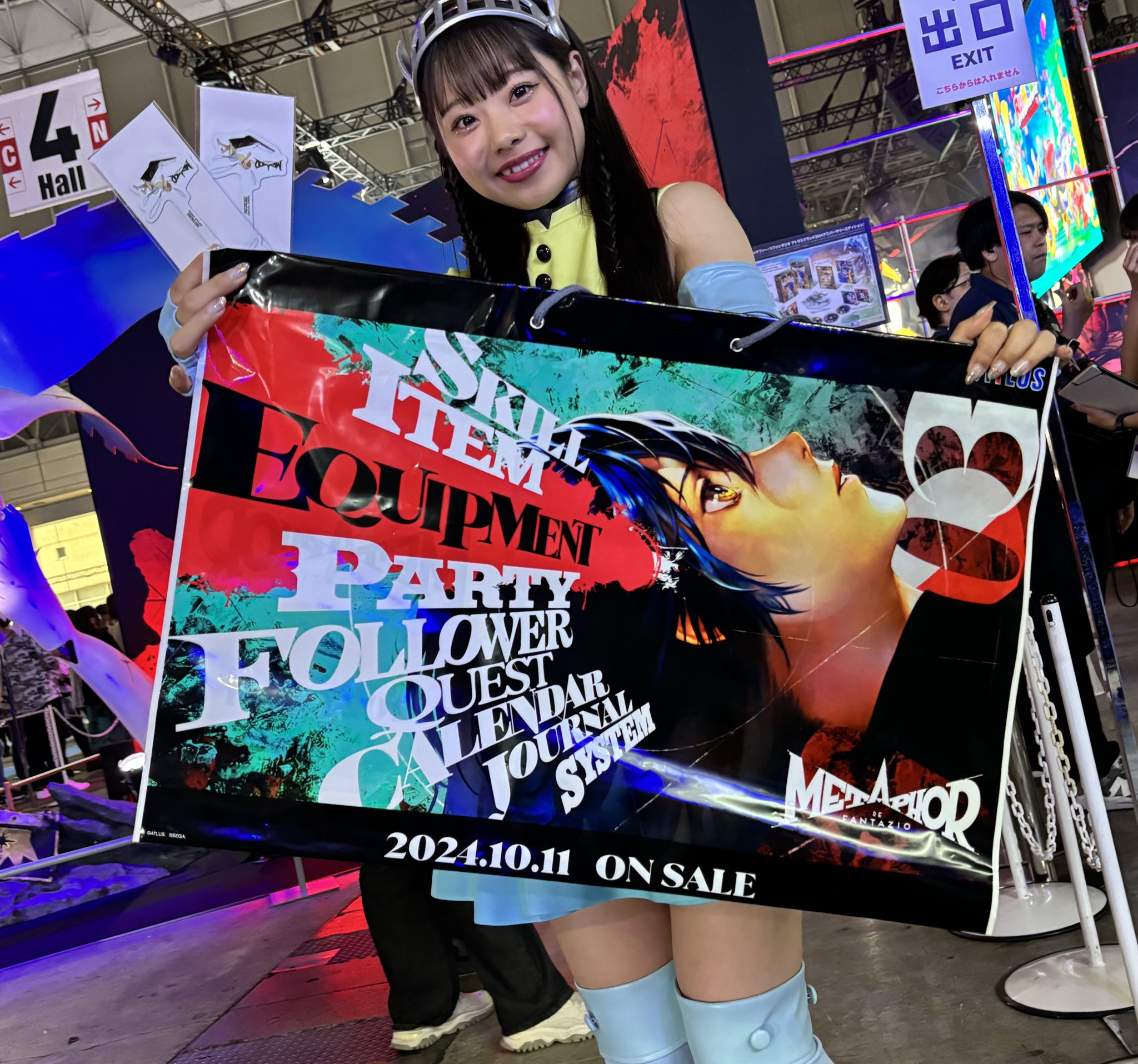 メタファー　主人公　ルイ様　コースター アトラスフェスで『メタファー：リファンタジオ』約3.5mの