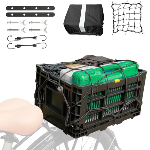 I just received Axiniu Bike Foldable Rear Basket, Rear Bicycle Cargo Rack, Ebike Storage Rear Basket with Large Capacity, Cargo Net and Rainproof Cover, Easy to Install. Resistant t from let's get to 700, chat via Throne. Thank you! throne.com/athus #Wishlist #Throne