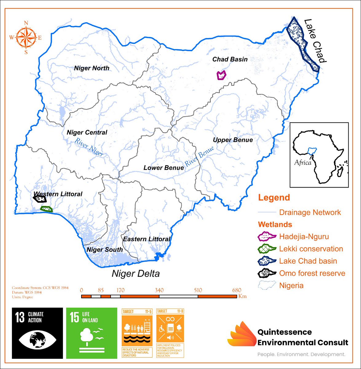 consult_qe's tweet photo. Our latest maps and insights on Nigeria's vulnerability to flooding are now available! 

Explore drainage patterns, hydrological zones, digital elevation, and areas at high risk of flood. 

Nigeria is increasingly becoming a flood-prone country. 

Multi-dimensional approaches to mitigation and adaptation are now necessary to save lives, safeguard livelihoods and enhance food security.

#FloodPreparedness #SustainableNigeria #ClimateAction

@nihsa_ng @UNDPNigeria @nimetnigeria @thatoyiboman @FMWRNigeria @WCS_Nigeria @UNICEF_Nigeria @UNEP @nemanigeria