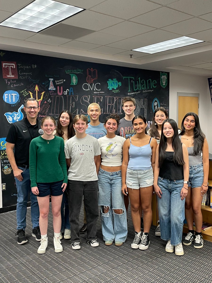 DMHSSUSD's tweet photo. Congratulations to our 11 Desert Mountain National Merit semi finalists! Adriana Chen, Jordan Falls, Max Farkas, Taytum Feuerbacher, Adam Fruehe, Meredith Gerken, Nandini Gopalakrishnan, Madeline Naidu, Lauren Parton, Jazlyn Sandhu, and Sonia Woo
#DMHS #GoWolves🙌 🐺 https://t.co/i7WNK8URqC