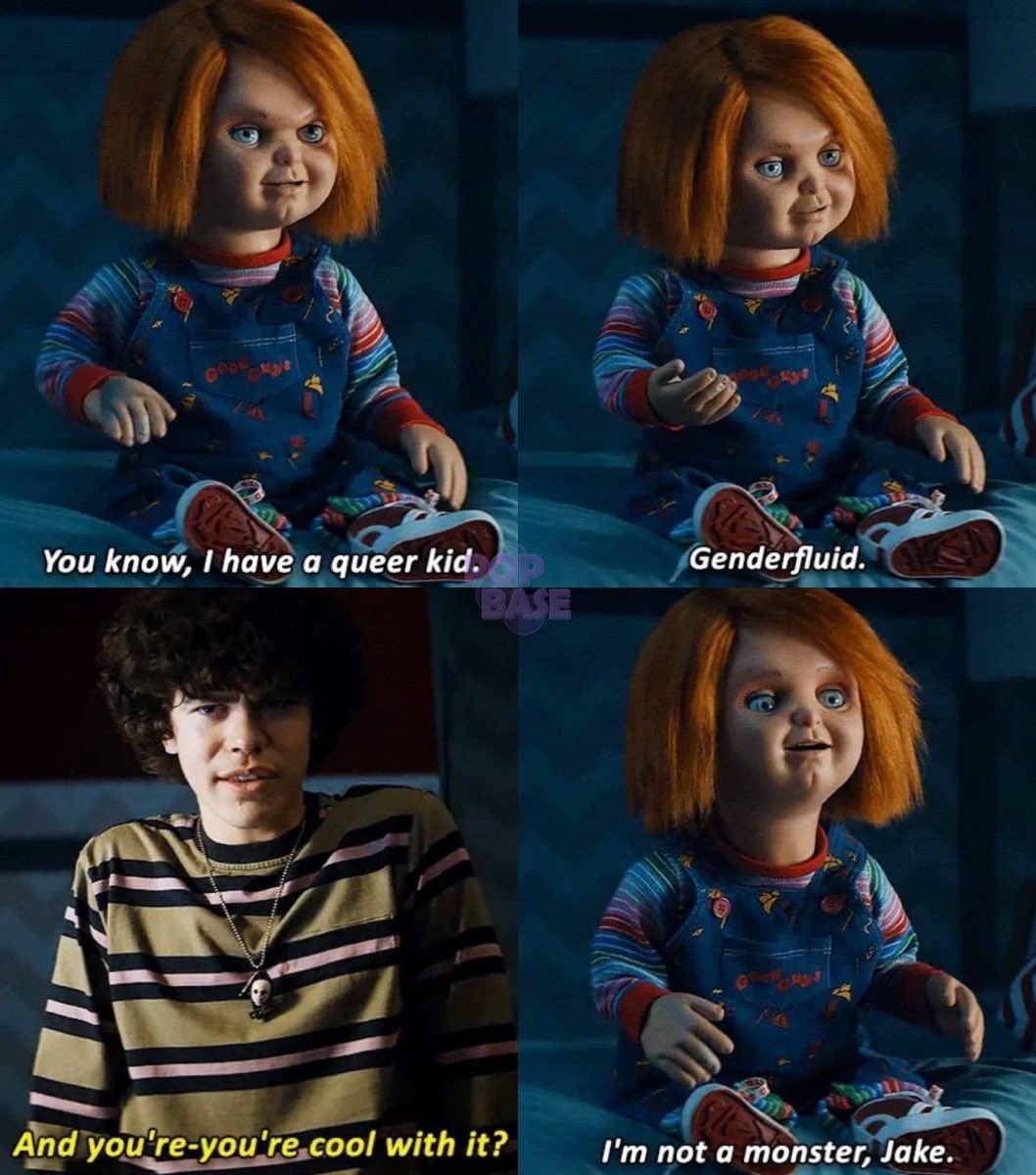 bradleyberdecia's tweet photo. it’s sad to see Chucky which was one of my comfort shows be cancelled. I applaud the series for unapologetically showcasing LGBTQ+ characters/storylines #RenewChucky https://t.co/DzRp1mk7Jn
