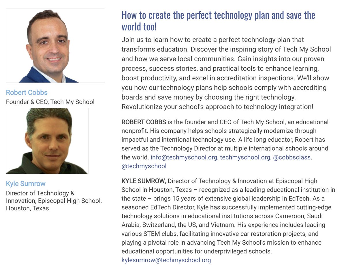 cobbsclass's tweet image. For anyone attending the #nesaflc2024 @nesachat , come check out our session! There is a 100% satisfaction guarantee clause imbedded into our contract. @kylesumrow #dubai #presenting #speakers #nesa #education #edtech nesacenter.org/events/2024-20…
