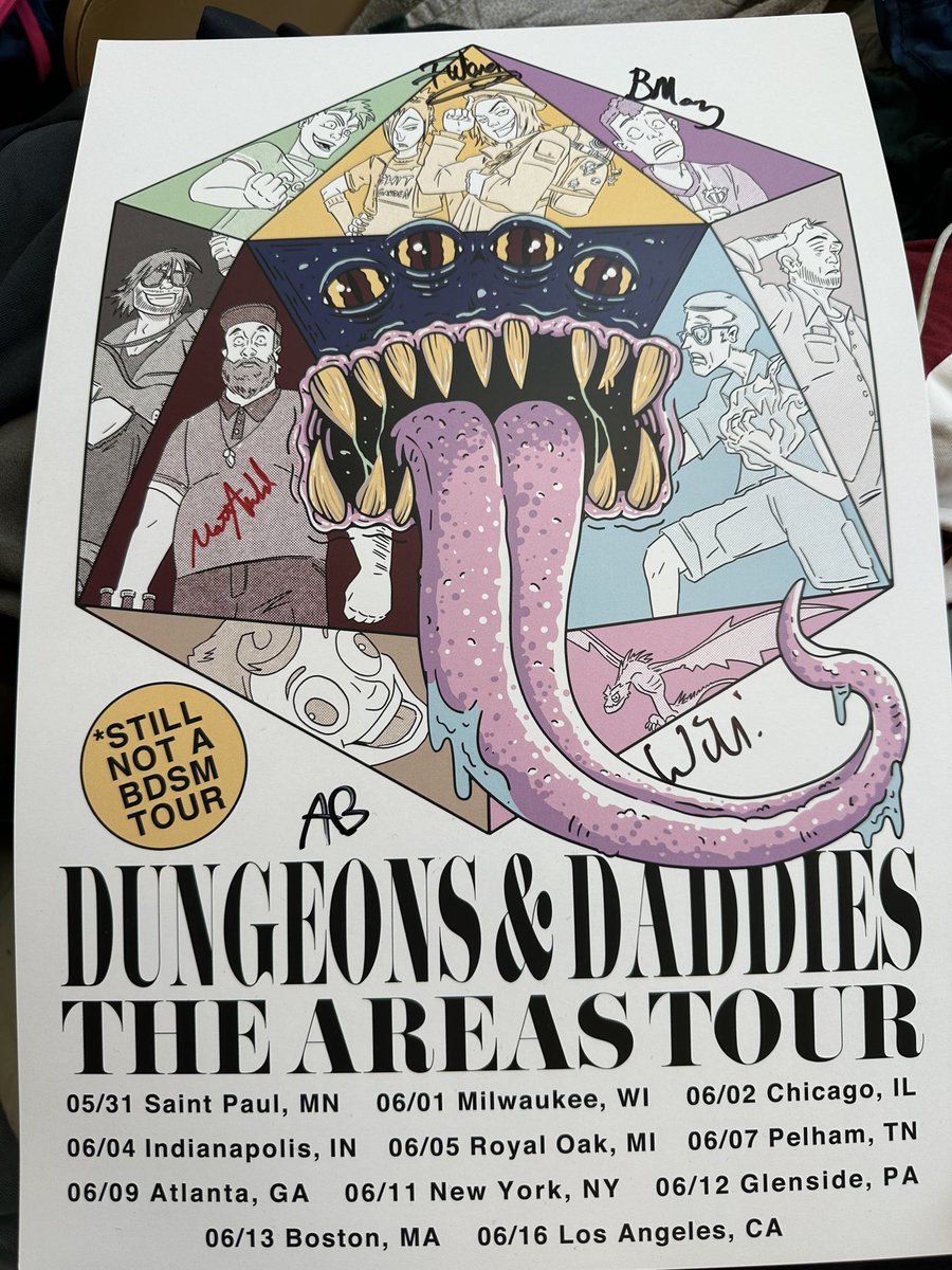 We can confirm that the <a href="/dungeonsanddads/">Dungeons and Daddies</a> swag is very 👌