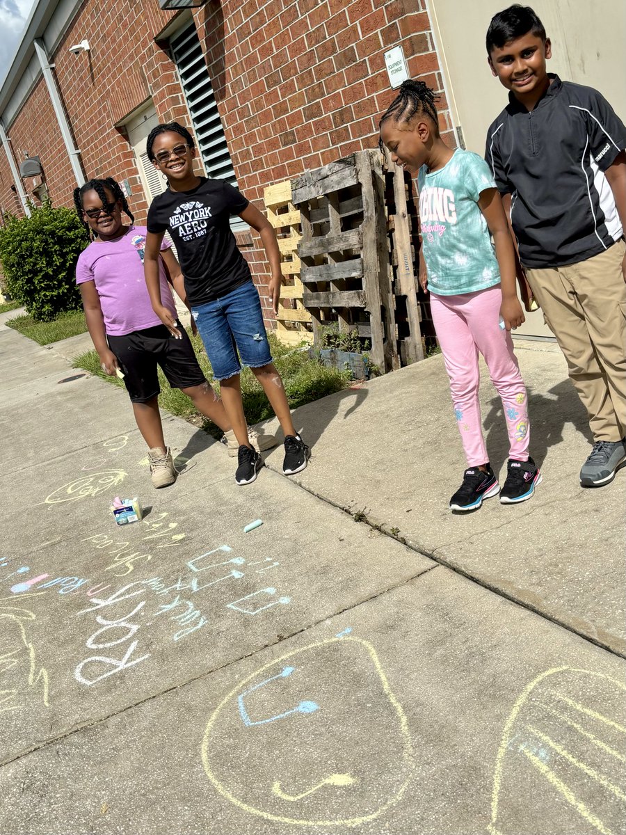 Melissa Miskovsky (@mmiskovsky_ocps) on Twitter photo 3rd graders Rock Your School sidewalk at recess!
<a href="/ocpsRYS/">Rock Your School</a> <a href="/cdlOCPS/">Curriculum and Digital Learning</a> <a href="/OCPSAO/">Access and Opportunity</a> <a href="/CitrusElem_OCPS/">Citrus Elementary</a> 3rd graders Rock Your School sidewalk at recess!
<a href="/ocpsRYS/">Rock Your School</a> <a href="/cdlOCPS/">Curriculum and Digital Learning</a> <a href="/OCPSAO/">Access and Opportunity</a> <a href="/CitrusElem_OCPS/">Citrus Elementary</a>