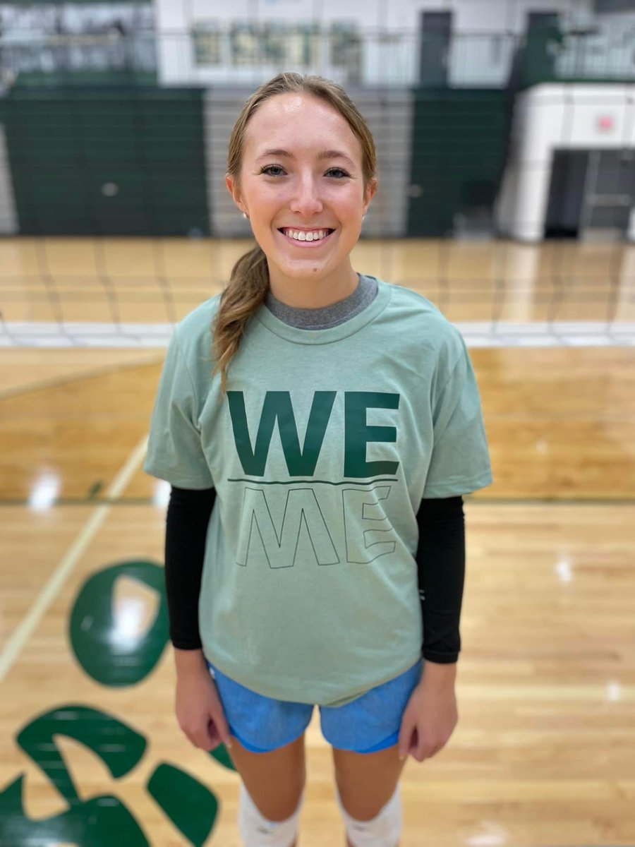 Congrats to Brookly for being selected as Teammate of the Week! Brookly has been an awesome leader this year to our entire team. She’s been a pillar in our program the last 4 years, always stays after practice to work on setter/hitter connection, and handles feedback so well!