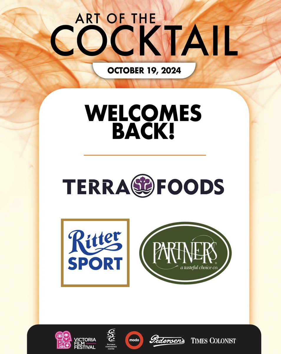 Art Of The Cocktail (@artofcocktail) on Twitter photo Thank you Terra Foods for donating delicious bites to #ArtOfTheCocktail! Guests will enjoy chocolate treats from ๐๐ข๐ญ๐ญ๐๐ซ๐ฌ ๐๐ฉ๐จ๐ซ๐ญ and gourmet crackers from ๐๐๐๐๐๐๐๐ (<a href="/partnerscracker/">Partners Crackers</a>). Find them at the VFF table during the event. Thank you Terra Foods for donating delicious bites to #ArtOfTheCocktail! Guests will enjoy chocolate treats from ๐๐ข๐ญ๐ญ๐๐ซ๐ฌ ๐๐ฉ๐จ๐ซ๐ญ and gourmet crackers from ๐๐๐๐๐๐๐๐ (<a href="/partnerscracker/">Partners Crackers</a>). Find them at the VFF table during the event.