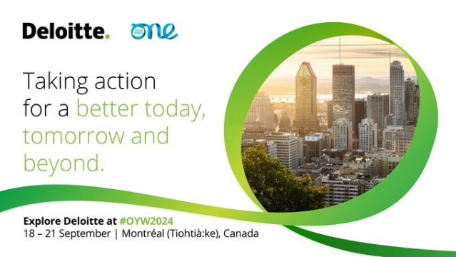 DanielPoliquin's tweet photo. @Deloitte is excited to continue a partnership with @OneYoungWorld to help elevate young leaders who are making an #ImpactThatMatters. Learn how Deloitte supports the #OYW2024 delegates and Ambassadors: https://t.co/6j9c8vnAcT https://t.co/9fedI7rKQl