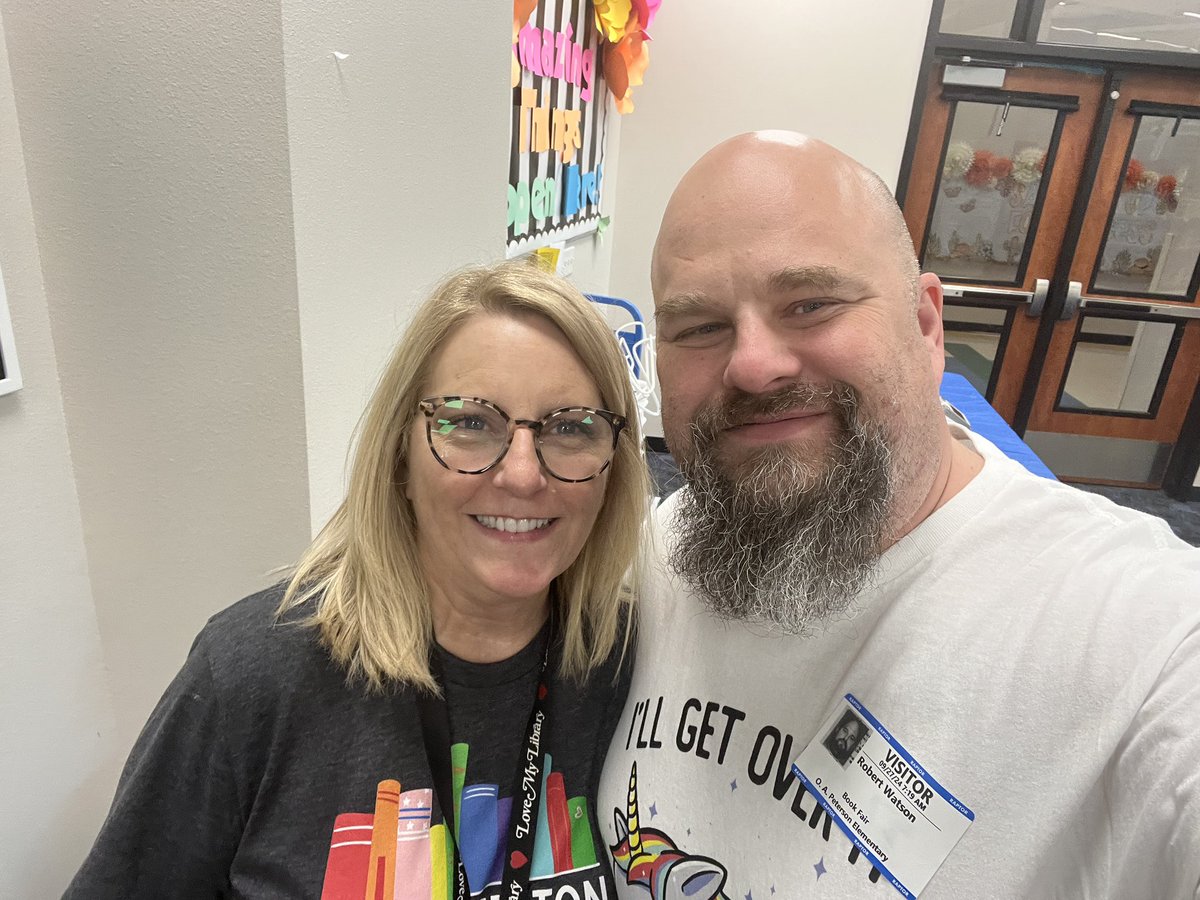 Robert Watson (@rwatsonnisd) on Twitter photo Working the book fair with <a href="/OAPLibrarian/">Kelley Milton</a> one of my favorite traditions <a href="/OAPetersonNISD/">O.A. Peterson Elementary</a> can’t wait for the next one in spring. Working the book fair with <a href="/OAPLibrarian/">Kelley Milton</a> one of my favorite traditions <a href="/OAPetersonNISD/">O.A. Peterson Elementary</a> can’t wait for the next one in spring.