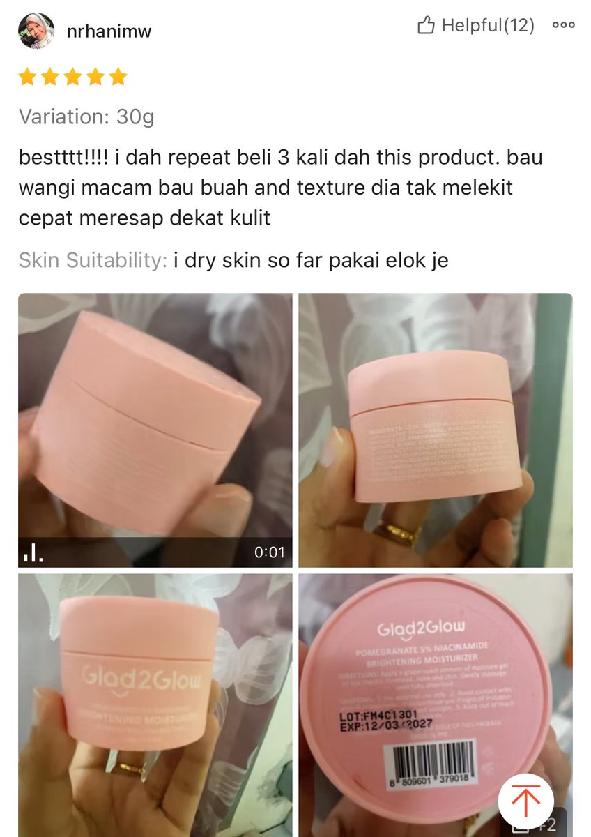 tak bole betulla produk2 viral brigthening ni mesti lajuu je nak tekan check out. review pun helokk. dah la tngh promo sekarang ni 😭

s.shopee.com.my/9A6B6x9vBL