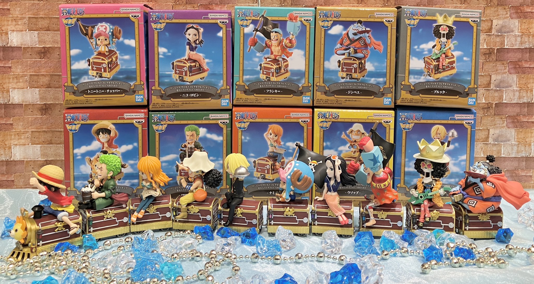 ワンピース ワールドコレクタブルフィギュア 麦わらストア ALL ABOARD