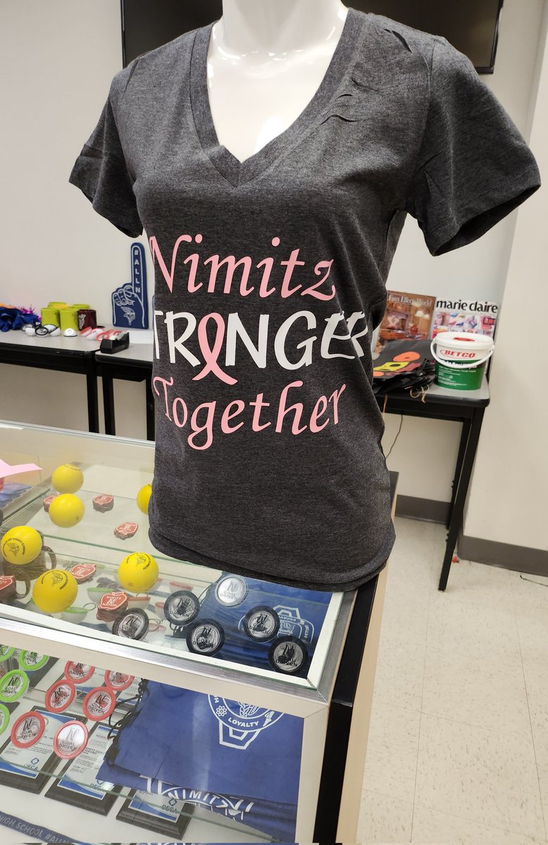 NimitzExchange's tweet image. Hot off the heatpress! 
Women stay strong. Only $10 during the month of October. Limited sizes.
