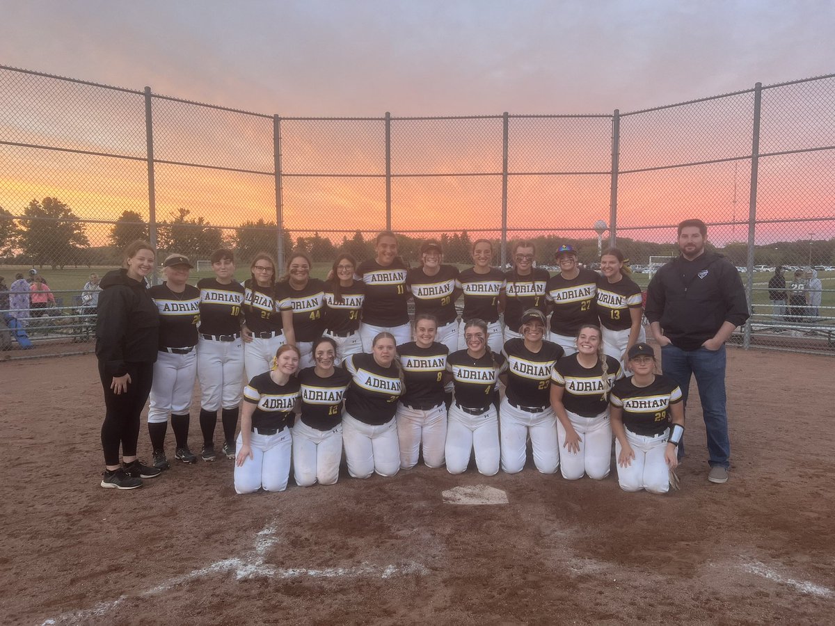 The sunset was pretty but our wins were prettier! First two wins of the year!