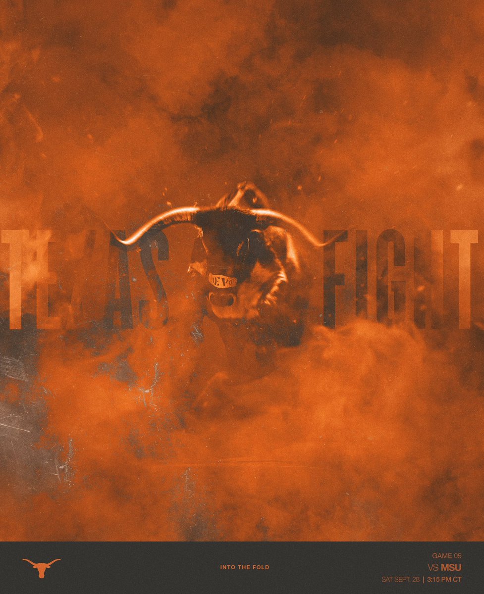 TexasFootball's tweet photo. Protect the Forty 🤘

Texas vs. Miss State
Saturday. 3:15 PM CT. SEC Network. https://t.co/1PJY4JgFjJ