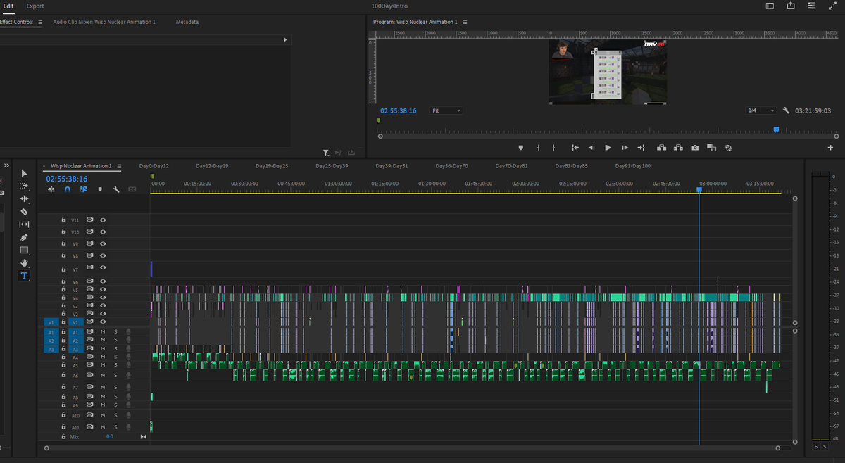 SethBoyerD's tweet photo. This past month I've been working on the biggest video I've ever edited... https://t.co/lPTPRxOlit