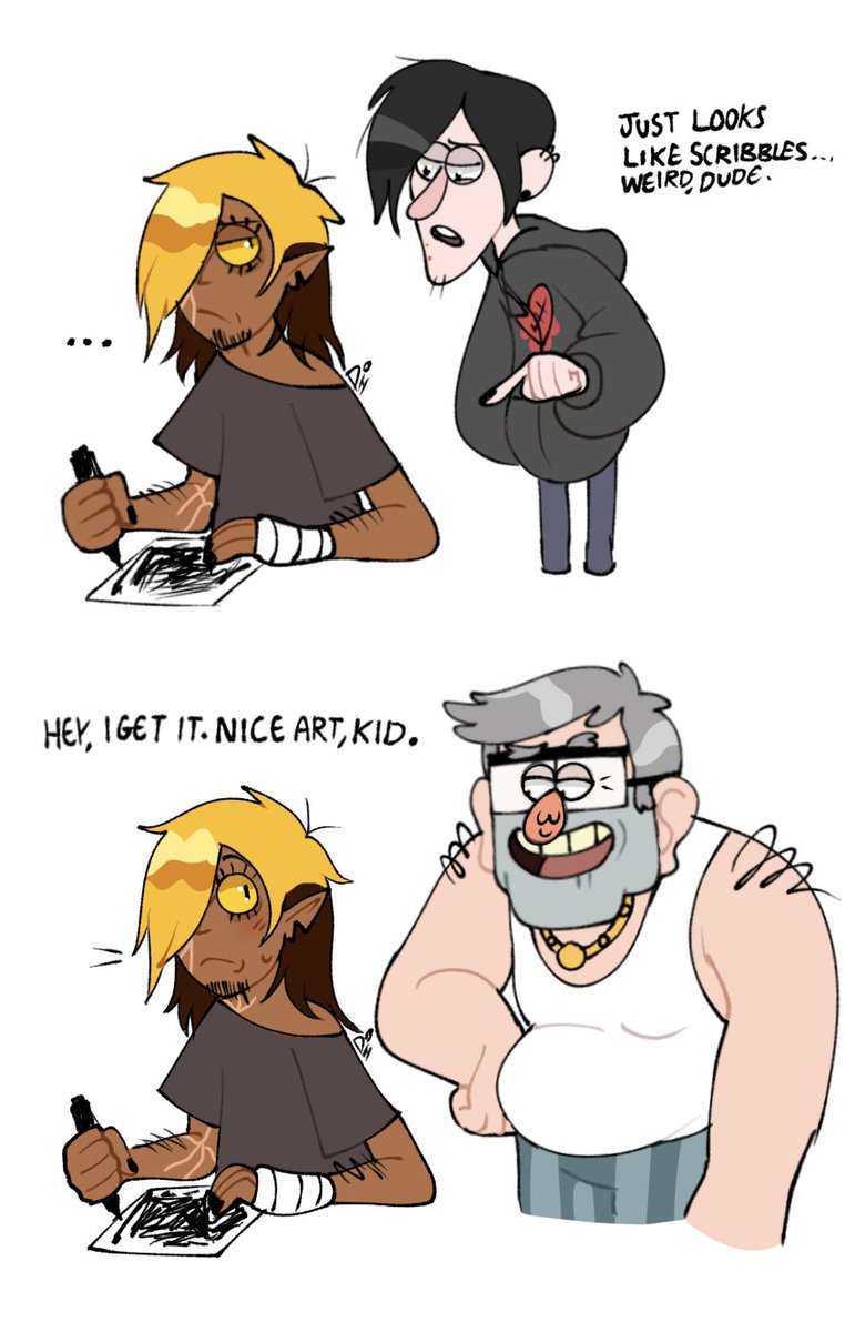 Art is meant to comfort the disturbed, and disturb the comforted. 
#gravityfalls