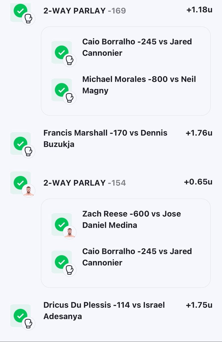 BrandonTheProf's tweet photo. The UFC KING IS BACK TOMORROW 

We SWEPT UFC 304… We SWEPT FIGHT NIGHT in Abu Dhabi… We WON all but one at FIGHT NIGHT AT THE UFC APEX… We HIT POD and Du Plessis in UFC 305! We CASHED in UFC 306 with Merab!

We profited on 14 of the last 15 cards!

We won 7 consecutive main events🤯

We won 22 of our last 29 UFC bets🔥

And we’re coming back for more at UFC Fight Night Renato Moicano vs Benoit St. Denis at Accor Arena in Paris! 👀

Run this up to 600 LIKES + RTs if you want me to drop my full card!

400 LIKES+RTs UNLOCKS my POD!

200 LIKES+RTs UNLOCKS my 2U play!

IT’S TIME TO PROFIT!! 🔔🔔

#GAMBLINGX #UFC306   
#gamblingtwitter #UFCTwitter 
#DraftKings  #Moicano #UFC 
#FightNight #UFCFNoche #fyp