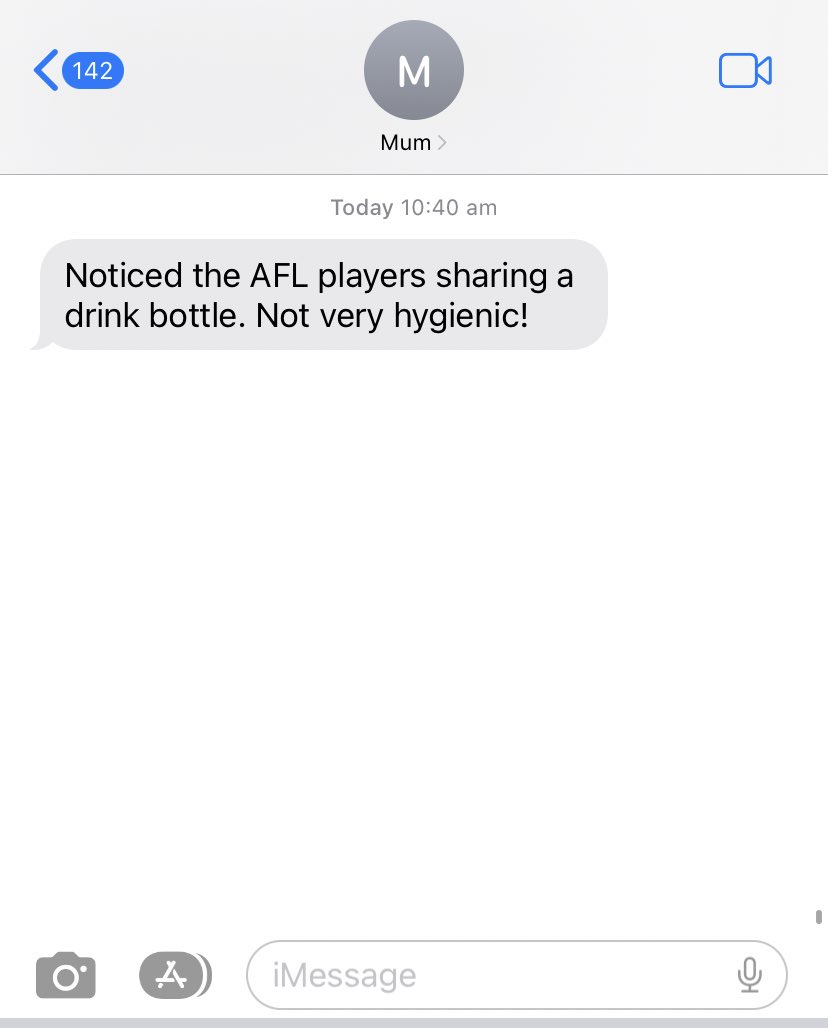 Make sure you subscribe to my Mum’s AFL Grand Final alerts. #aflgf