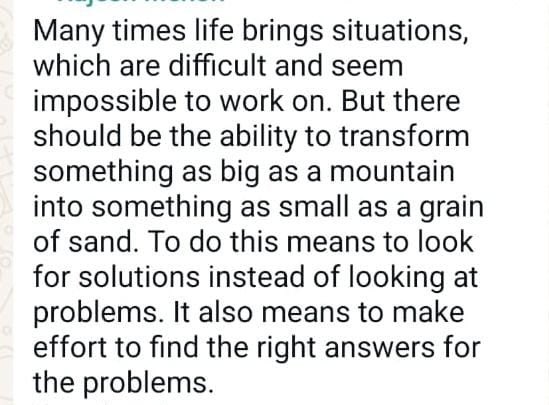 Be positive 😊