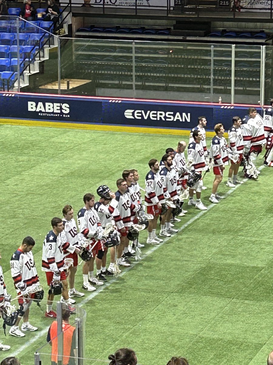 R-O-C-K in the USA!!🇺🇸🥍 Huge congrats to these guys on an amazing game tonight! ⁦<a href="/CoachHobart/">Brian Hobart</a>⁩ continues to amaze me ❤️ Going for gold!!