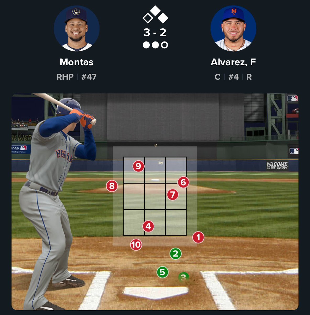 SNY_Mets's tweet photo. Pitches 1 and 10 were called strikes by Ramon De Jesus. https://t.co/0MFWroITkf