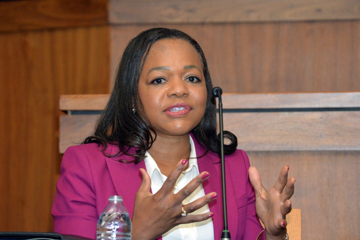 HowardLawDC's tweet photo. .@KristenClarkeJD, DOJ Civil Rights Chief, joined @DeanFairfaxEsq  at Howard Law for a fireside chat, sharing insights on justice with nearly 100 attendees. More photos here: https://t.co/4IfChcAM5k https://t.co/G0JSZHIAmk