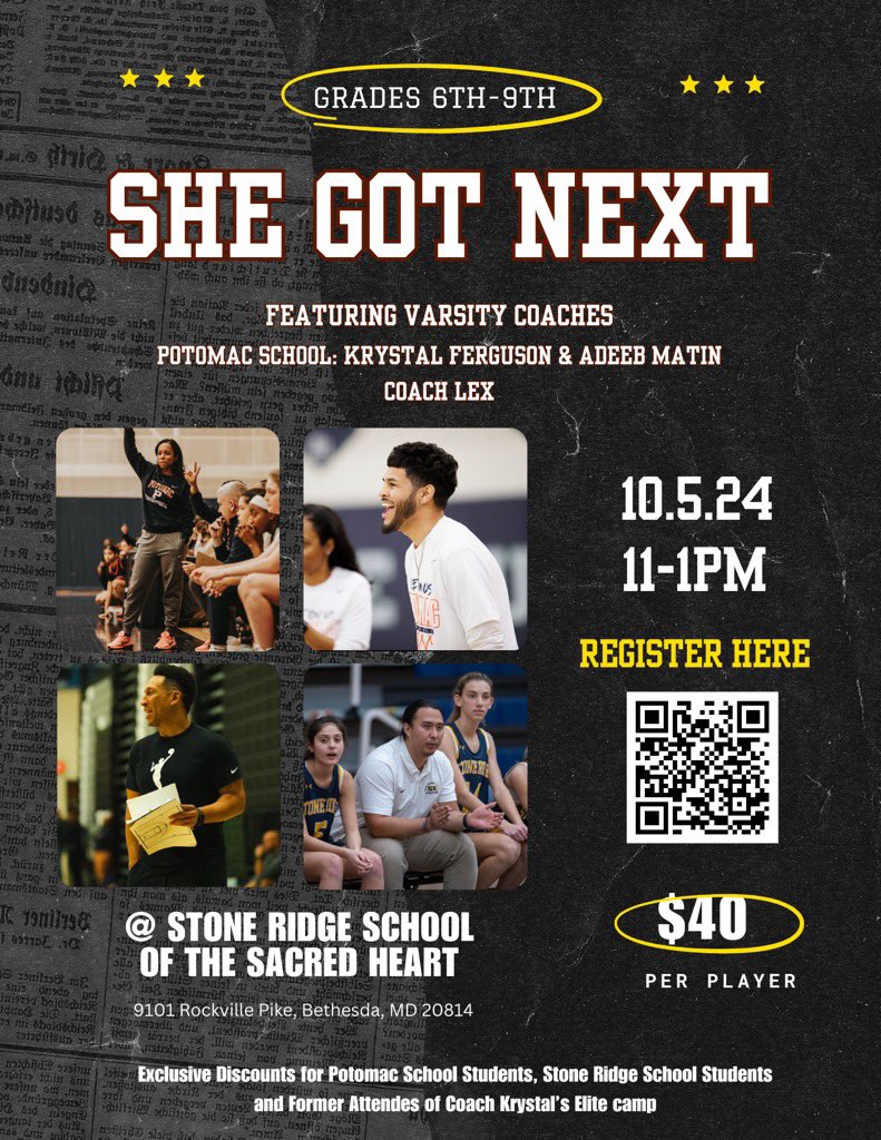 🚨Update🚨
Excited to add one of the best trainers in the DMV <a href="/PSfamCoachLex/">Coach Lex</a> to our clinic staff. We are committed to having small player to coach ratios so each player can get a ton of reps and feedback! 
Sign up via QR code or here: forms.gle/Zqs74VJs8DK2pv…