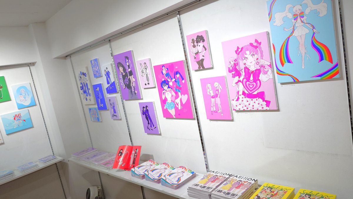 本日より！】 ☆たなか個展『COLOR』@ ACG_labo！ ポップな絵柄で