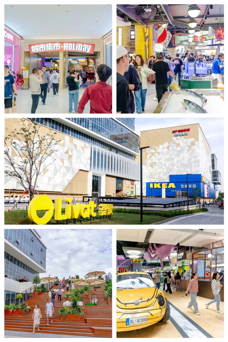 ShLetsMeet's tweet photo. As the largest single property investment by #Ingka Group in China and the largest commercial project in Shanghai this year, #Livat Shanghai officially opened in the Hongqiao International Central Business District on September 26.
Spanning approximately 430,000 sqm, the complex features a shopping center, the #IKEA Linkong store, and five office buildings. #InvestinShanghai
@IngkaCentres @IKEA @shhqcbd