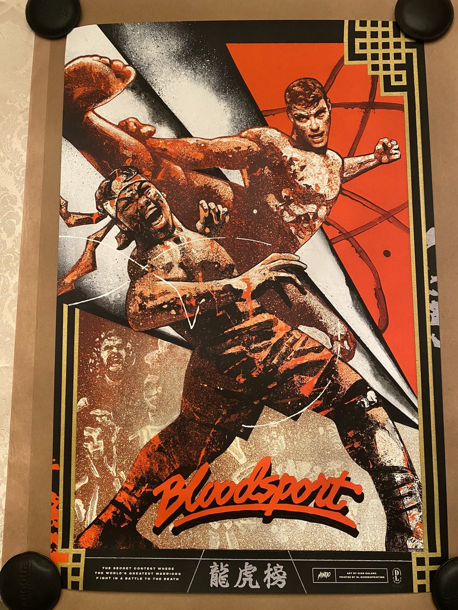 AScorcho's tweet image. Been waiting a long time for this one and it did not disappoint! @MondoNews @galang43  #jcvd #bloodsport