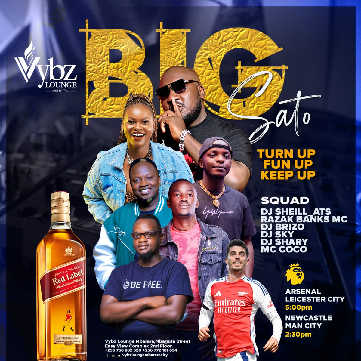DjSheilla_Ats's tweet photo. Vibes on a Saturday be Big with nothing but the absolute best entertainment around Mbarara Town. Pull Up & Join Me and the geng for #BigSato @Vybz_Lounge π₯ππ½π₯³.
#jamwithus https://t.co/J6HpSxSTLO