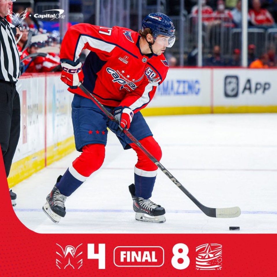 ❌ Défaite face aux <a href="/BlueJacketsFR/">Blue Jackets France 🇫🇷 (38-24-12)</a>.

1er but d’Ovechkin durant cette présaison. À noter également le but et l’assistance de Chychrun. 

2 buts encaissés dans la dernière période avec le but vide. 

Encore de belles choses montrées par Vrana et Crystall (entre autres)

#ALLCAPS