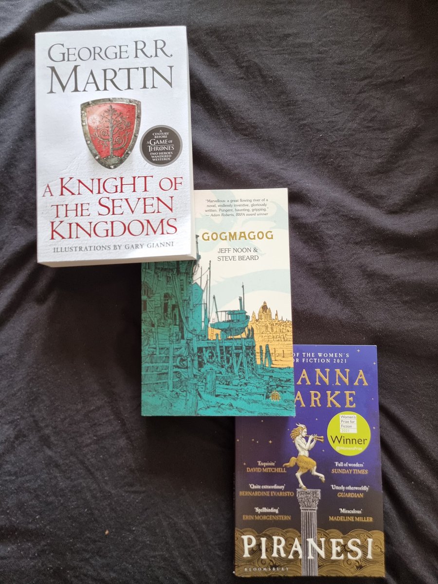 Currently reading Gogmagog by Jeff Noon and Steve Beard. Far out, what a whacky ride so far! What are you all reading?