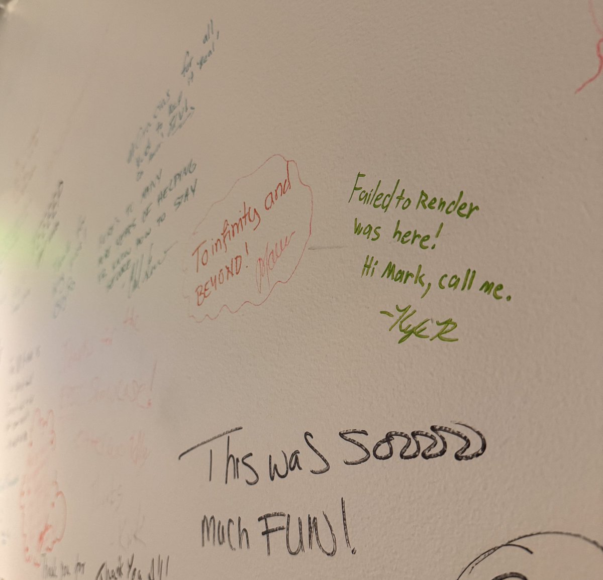 Meta Connect was amazing! Did a couple interviews with my life and business partner <a href="/ItsKaceymon/">Kaceymon</a> for <a href="/MetaHorizon/">Meta Horizon</a> and we got to sign the infamous sharpie wall behind their production studio! Hope you find my message <a href="/finkd/">Mark Zuckerberg</a> 😉