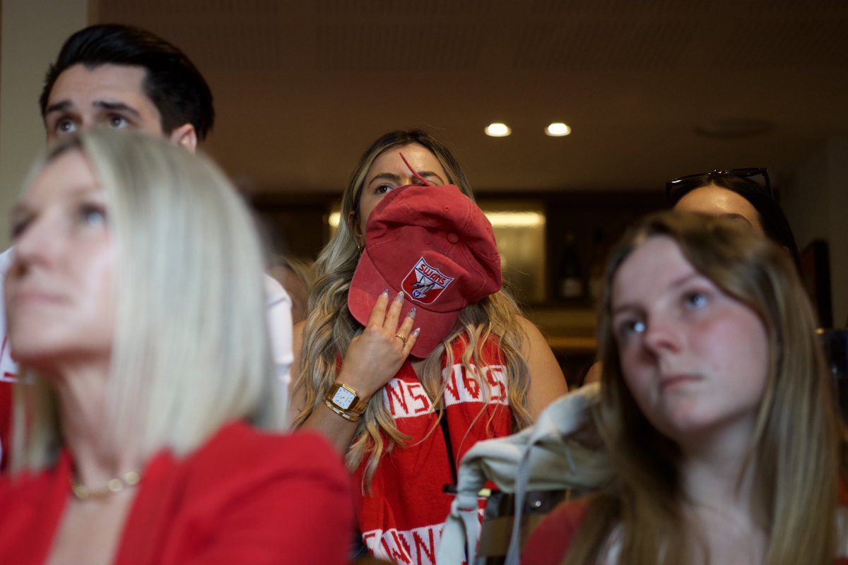 Sydney fans at the Rising Sun hotel in South Melbourne today.