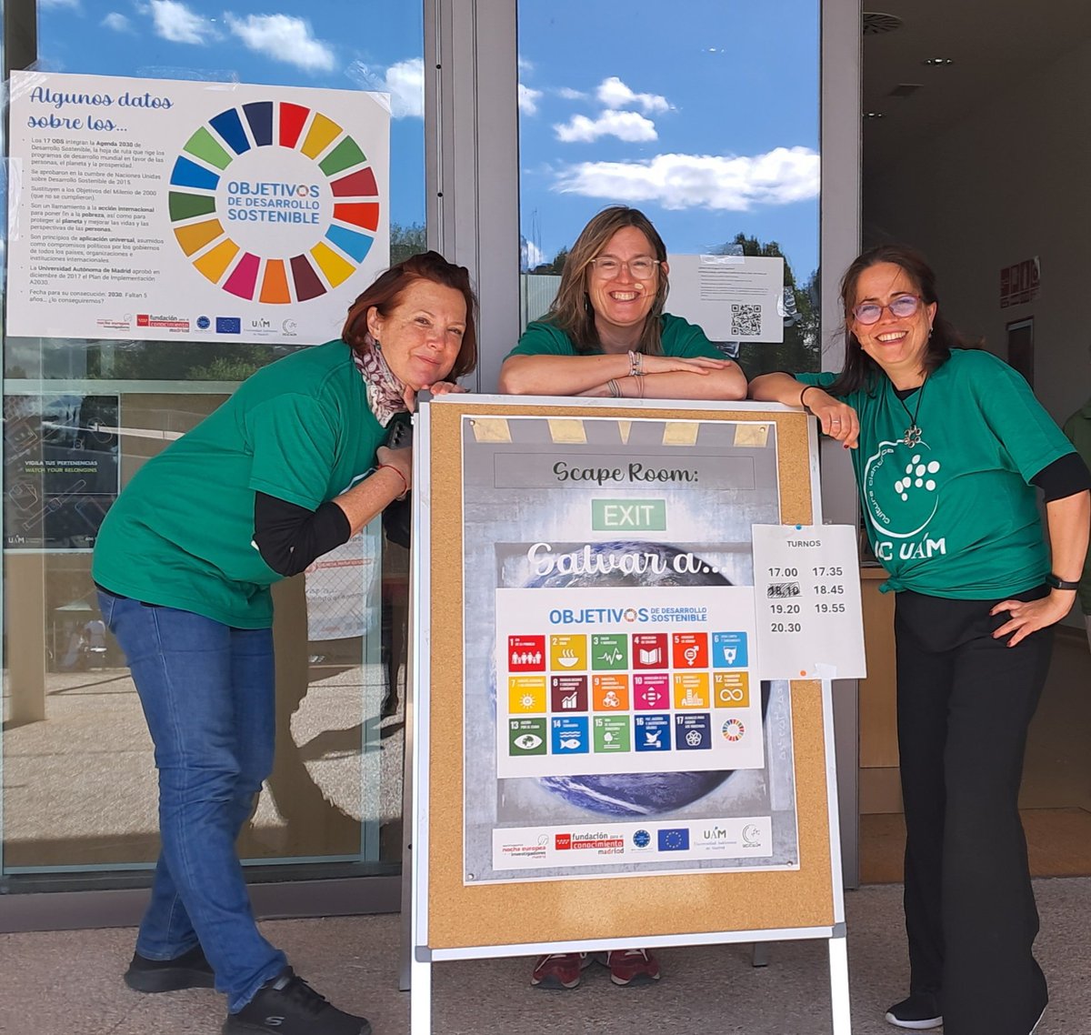 Una gran "noche" de l@s investigador@s ayer en la UAM. ¡Gracias a tod@s l@s que os pasasteis a conocer más sobre los ODS en nuestro scape room "Salvar a la..." 🌍 <a href="/Mavi_Espin_Saez/">Maravillas Espín</a> <a href="/UCCUAM/">UCCUAM</a> <a href="/UAM_Madrid/">UAM Autónoma Madrid</a> <a href="/derecho_uam/">Facultad de Derecho | UAM</a> <a href="/Speak4Nat/">Speak4Nature</a>