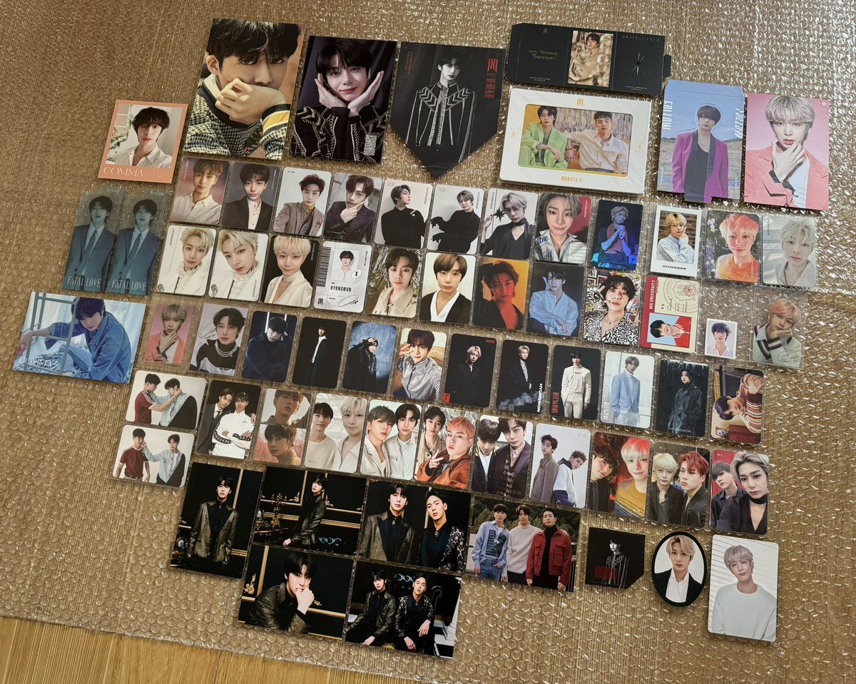 hjcarteu's tweet photo. wts lfb ph only

monsta x (mostly hyungwon) solo / unit / group pc photocard, postcard, polaroid, bookmark, photo print, unsealed album, montories dvd, etc.
❌ sensitive buyers
check 4th pic first for full details

dm if interested to buy! https://t.co/2pLclLl6NK