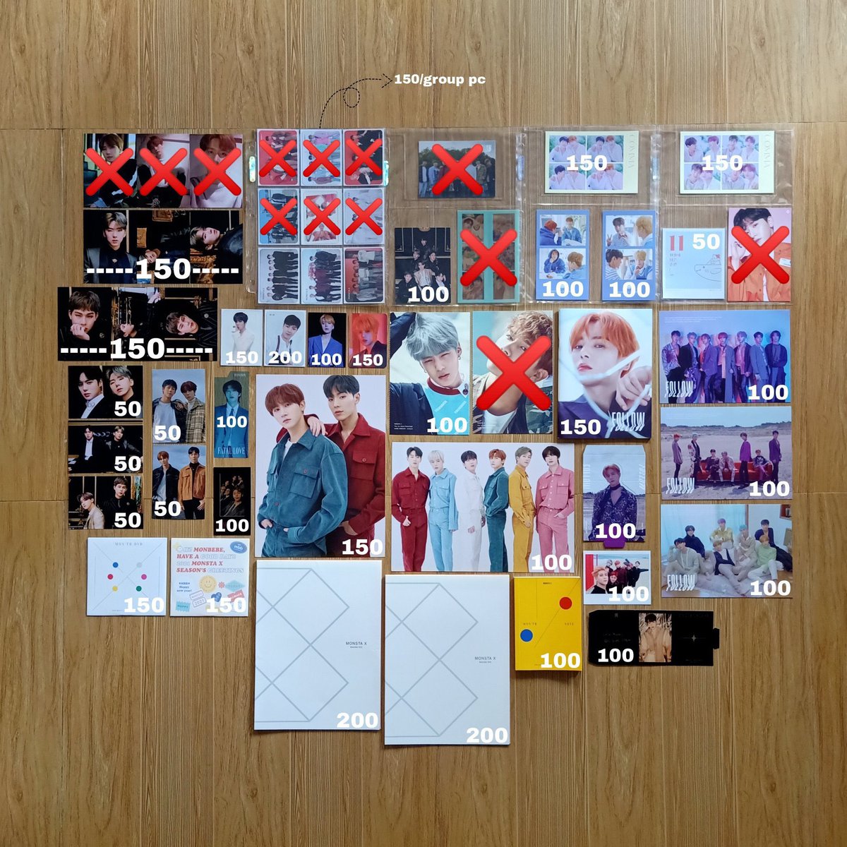 hjcarteu's tweet photo. wts lfb ph only

monsta x (mostly hyungwon) solo / unit / group pc photocard, postcard, polaroid, bookmark, photo print, unsealed album, montories dvd, etc.
❌ sensitive buyers
check 4th pic first for full details

dm if interested to buy! https://t.co/2pLclLl6NK